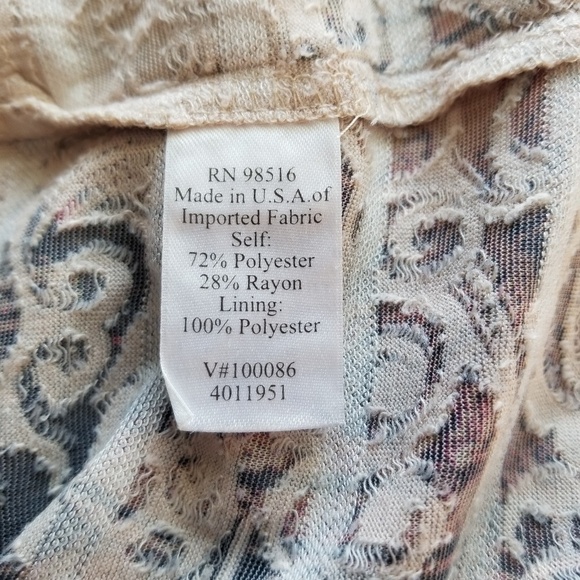 Coldwater Creek sleeveless plus size ruffle top - Picture 2 of 5